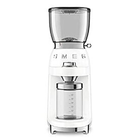 【中古】【輸入品・未使用】Smeg Retro Style Aesthetic Coffee Grinder White コーヒーグラインダー[並行輸入品]