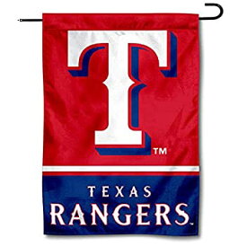 【中古】【輸入品・未使用】Texas Rangers Double Sided Garden Flag