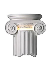 【中古】【輸入品・未使用】Justice Design Group Lighting CER-4715W-BIS Outdoor Wall Sconce with Ceramic Bisque Shades%カンマ% White [並行輸入品]