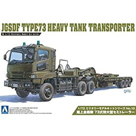 【未使用】【中古】青島文化教材社 1/72 ミリタリーモデルシリーズ No.10 陸上自衛隊 73式特大型セミトレーラー プラモデル