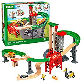 【中古】BRIO ( ブリオ ) WORLD ウェアハウスレールセット 対象年齢 3歳~ ( 電車 おもちゃ 木製 レール ) 33887