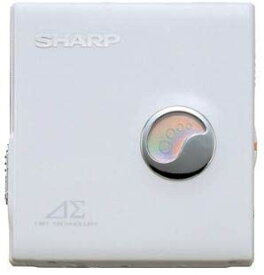 【中古】SHARP シャープ　MD-DS30-W ホワイト　1-BIT　ポータブルMDプレイヤー　MDLP対応