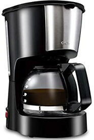 【中古】dretec(ドリテック) コーヒーメーカー 自動 保温機能付き ガラスポット付き リラカフェ ブラック CM-100BK