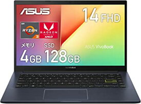 【中古】ASUS ノートパソコン M413DA ( 14インチ / AMD Ryzen 3 3250U /4GB, 128GB/ Radeon グラフィックス / 1,920×1,080(フルHD) / Webカメラ /Window