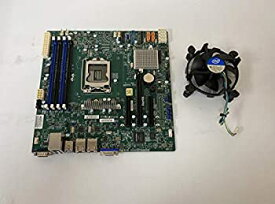 【中古】【輸入品・未使用】Supermicro マザーボード MBD-X11SSL-F-B Xeon E3-1200 v5 LGA1151 ソケット H4 C232 PCI Express SATA MicroATX バルク