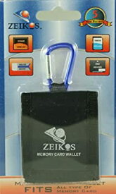 【中古】【輸入品・未使用】Zeikos ZE-MC3K Memory Card Wallet%カンマ% Holds 3 Cards (Black) (Discontinued by Manufacturer) by Zeikos [並行輸入品]