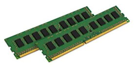 【中古】【輸入品・未使用】Kingston 4GB×2枚組 DDR3-1333 PC3-10600 ECC CL9 Unbuffered DIMM with Thermal Sensor KVR1333D3E9SK2/8G