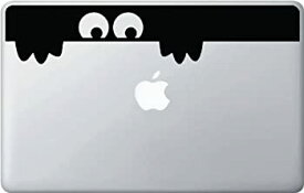 【中古】【輸入品・未使用】MacBook 対応 アートステッカー %ダブルクォーテ%Watching%ダブルクォーテ% - Decal Sticker (11インチ対応) 並行輸入品 BLACK