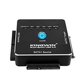 【中古】【輸入品・未使用】Kingwin USB 3.0 to SATA and IDE Adapter for 2.5-Inch and 3.5-Inch Hard Drives (USI-2535CLU3) [並行輸入品]