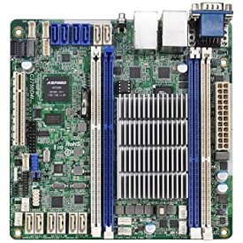【中古】【輸入品・未使用】ASRock Intel Avoton C2750 2.4GHz/DDR3/SATA3/V&2GbE/Mini-ITX Motherboard and CPU Combo C2750D4I COLOR BOX by ASRock [並行輸入品]