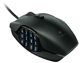 【中古】【輸入品・未使用】Logitech G600 MMO Gaming Mouse%カンマ% Black [並行輸入品]