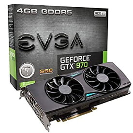 【中古】【輸入品・未使用】EVGA GeForce GTX 970 4GB SSC Gaming ACX 2.0+ Cooling Graphics Card (04G-P4-3975-KR) by EVGA [並行輸入品]