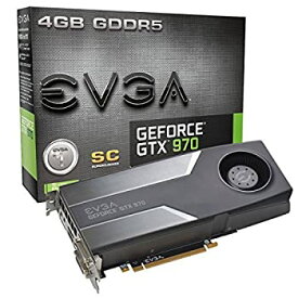 【中古】【輸入品・未使用】EVGA GeForce GTX 970 4GB SC GAMING%カンマ% Silent Cooling Graphics Card 04G-P4-1972-KR by EVGA [並行輸入品]