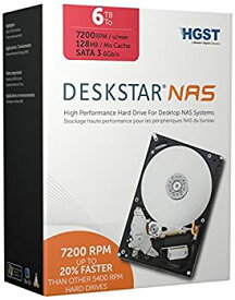 【中古】【輸入品・未使用】HGST Deskstar NAS 3.5-Inch 6TB 7200RPM SATA III 128MB Cache Internal Hard Drive (0S03839) by HGST%カンマ% a Western Digital Company [並行