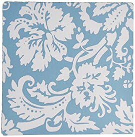 【中古】【輸入品・未使用】3dRose LLC 8 x 8 x 0.25 Inches Mouse Pad%カンマ% Blue and White Damask Large Print Stylish Floral Modern Contemporary Elegant Classic Patt