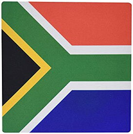 【中古】【輸入品・未使用】3dRose LLC 8 x 8 x 0.25 Inches Mouse Pad%カンマ% Flag of South Africa%カンマ% Red/Green/Blue/Black/White/Yellow%カンマ% African World Souvenir (