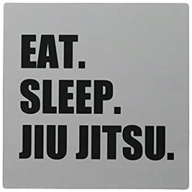 【中古】【輸入品・未使用】3dRose LLC 8 x 8 x 0.25 Inches Mouse Pad%カンマ% Eat Sleep Jiu Jitsu - Japanese Martial Art - Ju Jutsu Jujutsu Jujitsu - (mp_180413_1) [並