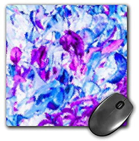 【中古】【輸入品・未使用】3dRose LLC 8 x 8 x 0.25 Inches Mouse Pad%カンマ% Coleus Floral Abstract Purple Blue White (mp_156146_1) [並行輸入品]