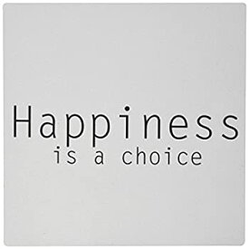 【中古】【輸入品・未使用】3dRose LLC 8 x 8 x 0.25 Inches Mouse Pad%カンマ% Happiness is A Choice- Inspirational Words (mp_79164_1) [並行輸入品]