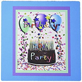 【中古】【輸入品・未使用】3dRose LLC 8 x 8 x 0.25 Inches Mouse Pad%カンマ% Birthday Party Chocolate Cake 30Th (mp_20225_1) [並行輸入品]