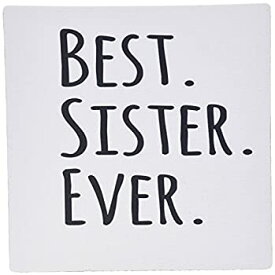 【中古】【輸入品・未使用】3dRose Best Sister Ever Gifts for Sisters Black Text Family and Relatives Sibling Gifts Mouse Pad (mp_151539_1) [並行輸入品]