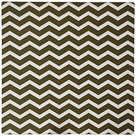 【中古】【輸入品・未使用】3dRose LLC 8 x 8 x 0.25 Inches Mouse Pad%カンマ% Cream and Brown Chic Chevron Zigzag (mp_155786_1) [並行輸入品]