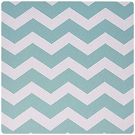 【中古】【輸入品・未使用】3dRose LLC 8 x 8 x 0.25 Inches Mouse Pad%カンマ% Turquoise Chevron Zig Zag Pattern Teal Aqua Blue Stylish Zigzags (mp_179669_1) [並行輸入