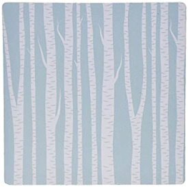 【中古】【輸入品・未使用】3dRose LLC 8 x 8 x 0.25 Inches Mouse Pad%カンマ% Blue and White Birch Trees Chic Nature Art (mp_164652_1) [並行輸入品]