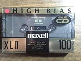 【中古】【輸入品・未使用】Maxell High Bias XLII 100 Minutes Blank Audio Cassette Tape (100 Minutes) [並行輸入品]