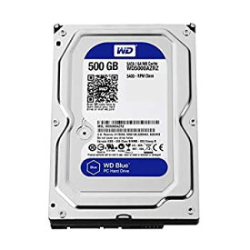 【中古】【輸入品・未使用】WD Blue 500GB Desktop Hard Disk Drive - 5400 RPM SATA 6 Gb/s 64MB Cache 3.5 Inch - WD5000AZRZ [並行輸入品]