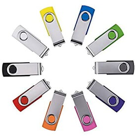 【中古】【輸入品・未使用】Enfain USB Flash Drive 1GB - Multi Color Assorted 10 Pack (1GB%カンマ% Mix) [並行輸入品]
