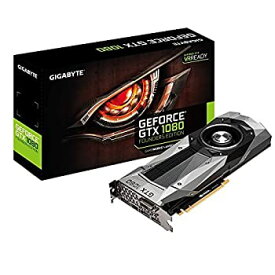 【中古】【輸入品・未使用】Gigabyte GeForce GTX 1080 Founders Edition Graphic Card GV-N1080D5X-8GD-B [並行輸入品]