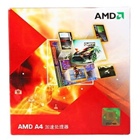 【中古】【輸入品・未使用】AMD A4-3400 APU with AMD Radeon 6410 HD Graphics 2.7GHz Socket FM1 65W Dual-Core Processor - Retail (AD3400OJGXBOX) [並行輸入品]