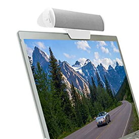 【中古】【輸入品・未使用】GOgroove USB Laptop Speaker Bar with Clip-On Portable Design (White) - Works with Acer%カンマ% Apple%カンマ% ASUS%カンマ% Dell%カンマ% HP%カンマ% Sams