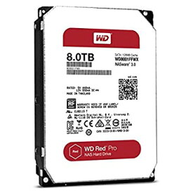 【中古】【輸入品・未使用】WD Red Pro 8TB 3.5-Inch SATAIII 7200rpm 128MB Cache NAS Internal Hard Drive (WD8001FFWX) [並行輸入品]