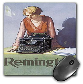 【中古】【輸入品・未使用】3dRose LLC 8 x 8 x 0.25 Inches Mouse Pad%カンマ% Vintage Remington Typewriter Advertising Poster (mp_130020_1) [並行輸入品]