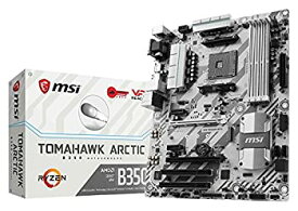 【中古】【輸入品・未使用】MSI Gaming AMD Ryzen B350 DDR4 VR Ready HDMI USB 3 ATX Motherboard (B350 TOMAHAWK ARCTIC) [並行輸入品]