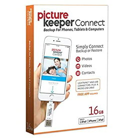 【中古】【輸入品・未使用】Picture Keeper Connect 16GB Portable Flash Drive iPhone Android Photo Backup USB Device [並行輸入品]