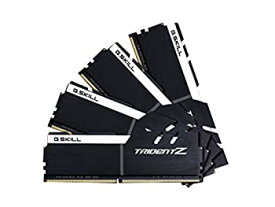 【中古】【輸入品・未使用】G.SKILL 32GB (4 x 8GB) TridentZ Series DDR4 PC4-25600 3200MHz For Intel X99 Platform Desktop Memory Model F4-3200C16Q-32GTZKW [並行輸入