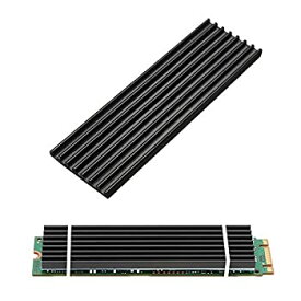 中古 【中古】【輸入品・未使用】Aluminum Heatsinks for PCIe NVMe M.2 2280 SSD with Silicone Thermal Pad%カンマ% DIY Laptop PC Memory Cooling Fin Radiation Dissipate (Ordi