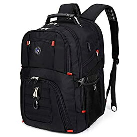 【中古】【輸入品・未使用】Durable 50L Laptop Backpack Travel Backpack College Bookbag with USB Charging Port fit 17…