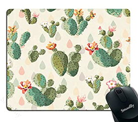 【中古】【輸入品・未使用】Smooffly Cactus Gaming Mousepad%カンマ%Prickly Pattern Cactus Flowers Mouse Pad 9.5 X 7.9 Inch (240mmX200mmX3mm) [並行輸入品]