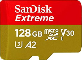 【中古】【輸入品・未使用】microSDXC 128GB SanDisk サンディスク Extreme UHS-1 U3 V30 4K Ultra HD A2対応 JNHオリジナルSDアダプター付【5年保証】 [並行輸入品]