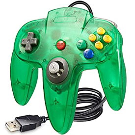 【中古】【輸入品・未使用】LUXMO PREMIUM Classic N64 USB Controller%カンマ%Retro N64 Gamepad Joystick PC Controllers for Windows PC Mac Linux Raspberry pi3 Genesis H