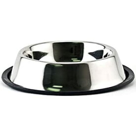 【中古】【輸入品・未使用】Westminster Pet19124Nonskid Stainless Steel Pet Bowl-24OZ NO-SKID SS PET BOWL (並行輸入品)