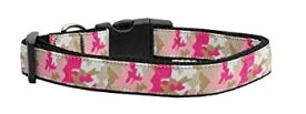 【中古】【輸入品・未使用】Mirage Pet Products Pink Camo Nylon Collar for Pets%カンマ% Medium [並行輸入品]