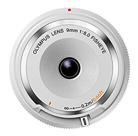 【中古】【輸入品・未使用】OLYMPUS ミラーレス一眼 9mm f8 フィッシュアイ ボディキャップレンズ ホワイト BCL-0980 WHT [並行輸入品]