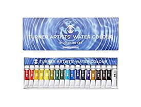 【中古】ターナー色彩 透明水彩絵具 18色セット WT00518C 5ml