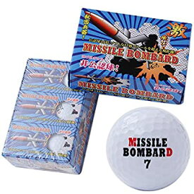 【中古】LEZAX(レザックス) ゴルフボール Missile Bombard 非公認球 2ピース 6個入り MBBA-2116