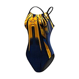【中古】【輸入品・未使用】(Navy/Gold%カンマ% 22) - TYR Bravos Diamondfit Swimsuit
